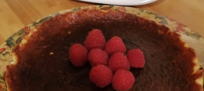 Tarta de queso estilo “La Viña” con Thermomix.