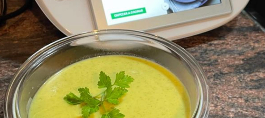 Crema de calabacín con Thermomix.