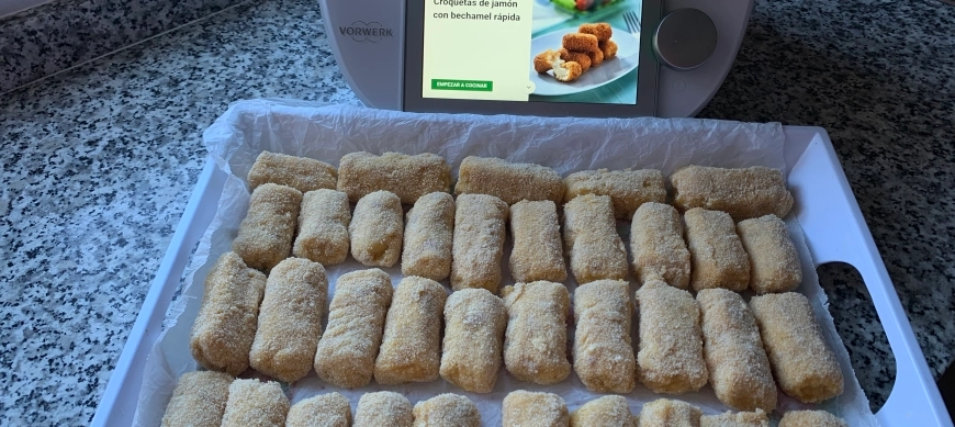 Croquetas de jamón con Thermomix