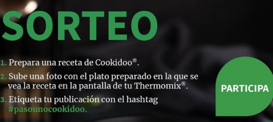 Consigue un año gratis de cookidoo