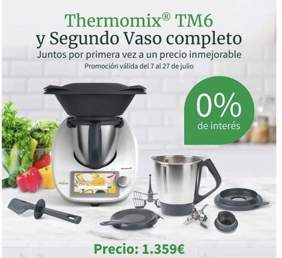 Nueva edición con un segundo vaso y 0% intereses