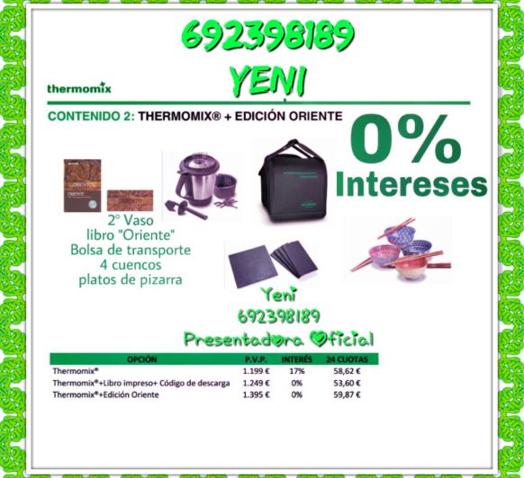 Thermomix® Edicion Oriente y en 24 cuotas sin Interes