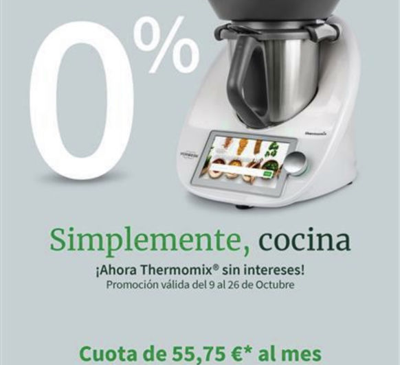 Ampliado el 0 % intereses hasta el 9 de noviembre