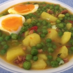 GUISO DE GUISANTES CON PATATAS